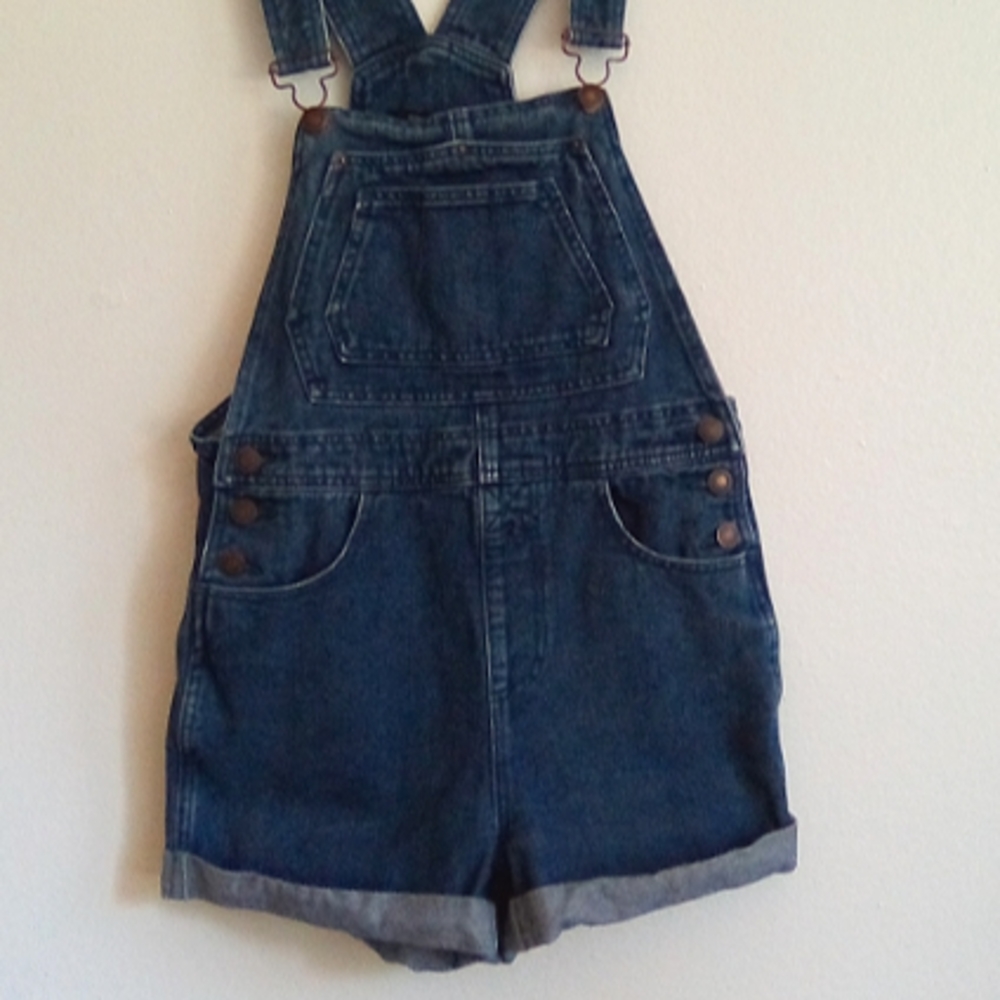Forever 21 Denim Short Overalls XS